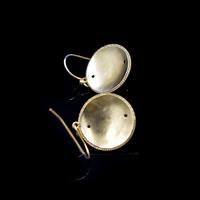 Antique Victorian Round Turquoise Gold on Silver Drop Earrings (5 of 6) Antique Victorian Round Turquoise Gold on Silver Drop Earrings (5 of 6)
