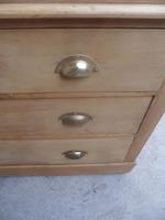 Victorian Antique Pine 4 Drawer Cup Handle Chest of Drawers to Wax / Paint (4 of 8) Victorian Antique Pine 4 Drawer Cup Handle Chest of Drawers to Wax / Paint (4 of 8)