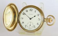 Pocket Watch: Antique Waltham Marquis Full Hunter Pocket Watch 1917