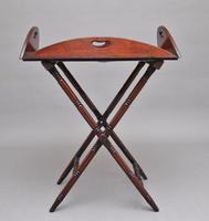 Early 19th Century Mahogany Folding Butlers Tray on Stand (5 of 10) Early 19th Century Mahogany Folding Butlers Tray on Stand (5 of 10)