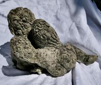 French Weathered Stone Statue of a Sleeping Putti, Baby Cherub with Wings (4 of 5) French Weathered Stone Statue of a Sleeping Putti, Baby Cherub with Wings (4 of 5)