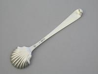 George III Silver Salt Spoon - Old English Bead Pattern by George Smith, London c.1780 (6 of 9) George III Silver Salt Spoon - Old English Bead Pattern by George Smith, London c.1780 (6 of 9)