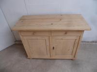 Victorian Large Antique Pine 2 Door Dresser Base to wax / paint (4 of 9) Victorian Large Antique Pine 2 Door Dresser Base to wax / paint (4 of 9)