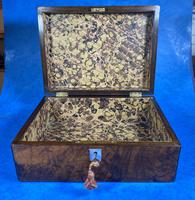 Victorian Jewellery Box in Burr Walnut (11 of 12) Victorian Jewellery Box in Burr Walnut (11 of 12)