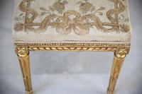 Square French Style Gilt Stool (2 of 7) Square French Style Gilt Stool (2 of 7)