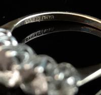Antique paste half hoop ring, 9ct gold and silver (9 of 13) Antique paste half hoop ring, 9ct gold and silver (9 of 13)