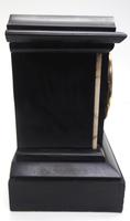 Fine French Slate & Marble Mantel Clock 8 Day Striking Mantle Clock (10 of 10) Fine French Slate & Marble Mantel Clock 8 Day Striking Mantle Clock (10 of 10)