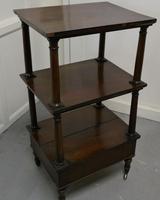 Three Tier Regency Rosewood Whatnot with Drawer (6 of 7) Three Tier Regency Rosewood Whatnot with Drawer (6 of 7)