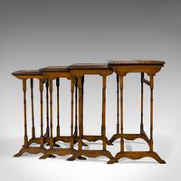 Antique Quartetto of Tables, English, Walnut, Mahogany, Nest, Edwardian, C.1910 (8 of 10) Antique Quartetto of Tables, English, Walnut, Mahogany, Nest, Edwardian, C.1910 (8 of 10)