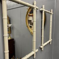 Pair of Painted Faux Bamboo Mirrors (5 of 5) Pair of Painted Faux Bamboo Mirrors (5 of 5)