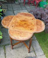 Exceptional 19th Century Marquetry Drop-leaf Centre Table (5 of 9) Exceptional 19th Century Marquetry Drop-leaf Centre Table (5 of 9)