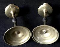 Pair of Arts and Crafts Brass and Ebony Candlesticks (4 of 4) Pair of Arts and Crafts Brass and Ebony Candlesticks (4 of 4)