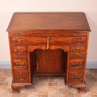 Mahogany Kneehole Desk With Brushing Slide (11 of 17) Mahogany Kneehole Desk With Brushing Slide (11 of 17)
