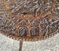 Small Antique Anglo Indian Carved Table (8 of 17) Small Antique Anglo Indian Carved Table (8 of 17)