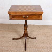 Rosewood Games Table Chess Board Folding Card Table 19th Century (14 of 16) Rosewood Games Table Chess Board Folding Card Table 19th Century (14 of 16)