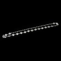 Art Deco Old Cut Paste Silver Full Riviere Necklace (4 of 8) Art Deco Old Cut Paste Silver Full Riviere Necklace (4 of 8)