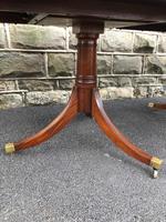 Antique Mahogany Twin Pillar Extending Dining Table (3 of 11) Antique Mahogany Twin Pillar Extending Dining Table (3 of 11)