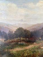 Antique Signed Victorian Landscape Oil Painting of Flock of Sheep (4 of 10) Antique Signed Victorian Landscape Oil Painting of Flock of Sheep (4 of 10)