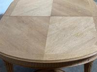 Huge Bleached Oak French Extending Dining Table (19 of 24) Huge Bleached Oak French Extending Dining Table (19 of 24)