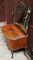 1940s Burr Walnut Dressing Table with Large Mirror (3 of 3) 1940s Burr Walnut Dressing Table with Large Mirror (3 of 3)