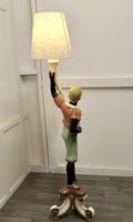 Magnificent Venetian Figural Floor Lamp (4 of 5) Magnificent Venetian Figural Floor Lamp (4 of 5)