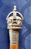 Malacca Walking Cane with Sliver Crown Pommel by J Wippell & Co Ltd 1916 (4 of 11) Malacca Walking Cane with Sliver Crown Pommel by J Wippell & Co Ltd 1916 (4 of 11)