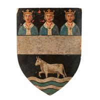 Six Edwardian Heraldic Shield Plaques (4 of 8) Six Edwardian Heraldic Shield Plaques (4 of 8)
