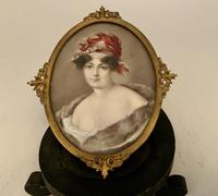 French School Miniature Portrait of 19th Century Lady c.1925 (2 of 5) French School Miniature Portrait of 19th Century Lady c.1925 (2 of 5)