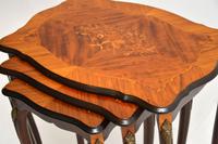 Antique French Inlaid Marquetry Nest of Tables (5 of 9) Antique French Inlaid Marquetry Nest of Tables (5 of 9)