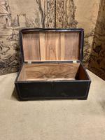 English Regency Leather Camphor Wood Trunk (5 of 5) English Regency Leather Camphor Wood Trunk (5 of 5)