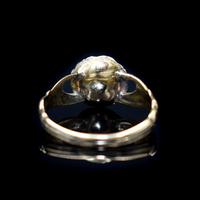 Antique Fede Claddagh Double Hand Garnet Gold Ring (7 of 8) Antique Fede Claddagh Double Hand Garnet Gold Ring (7 of 8)