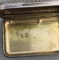 Good French Solid Silver Reeded Rectangular Snuff Box c.1830 (9 of 10) Good French Solid Silver Reeded Rectangular Snuff Box c.1830 (9 of 10)
