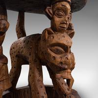 Antique Ceremonial Yoruba Stool, West African Hardwood Side / Lamp Table c.1900 (3 of 12) Antique Ceremonial Yoruba Stool, West African Hardwood Side / Lamp Table c.1900 (3 of 12)