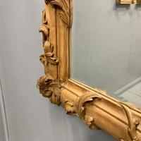 Large Carved Wood Overmantle Mirror (4 of 9) Large Carved Wood Overmantle Mirror (4 of 9)