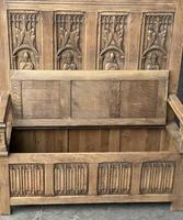 French Gothic Oak Hall Bench (4 of 8) French Gothic Oak Hall Bench (4 of 8)