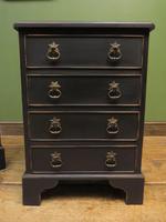 Pair of Antique Style Black Painted Bedside Chests, Gothic Shabby Chic (10 of 13) Pair of Antique Style Black Painted Bedside Chests, Gothic Shabby Chic (10 of 13)
