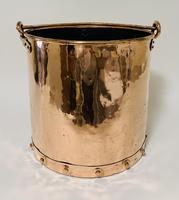Antique Riveted Copper Bucket (3 of 14) Antique Riveted Copper Bucket (3 of 14)