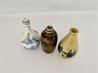 Trio of Chinese Snuff Bottles c.1920 (7 of 7) Trio of Chinese Snuff Bottles c.1920 (7 of 7)