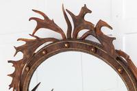 19th Century Oval Antler Mirror (2 of 7) 19th Century Oval Antler Mirror (2 of 7)