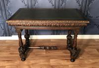 Victorian Carved Oak Library Table (18 of 25) Victorian Carved Oak Library Table (18 of 25)