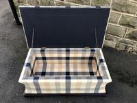 Mahogany Upholstered Sarcophagus Blanket Box (6 of 8) Mahogany Upholstered Sarcophagus Blanket Box (6 of 8)