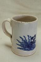 Spongeware Mug Decorated with Rooster (3 of 6) Spongeware Mug Decorated with Rooster (3 of 6)