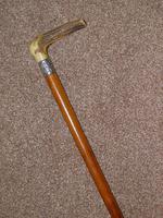 Victorian Hallmarked 1899 Repousse Silver Walking Stick With Antler Handle 'C.H' (10 of 12) Victorian Hallmarked 1899 Repousse Silver Walking Stick With Antler Handle 'C.H' (10 of 12)