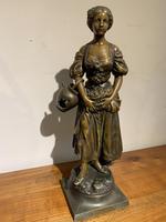 Spelter Figure of a Water Carrier (3 of 6) Spelter Figure of a Water Carrier (3 of 6)