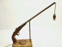 19th Century Long Hexagon Barreled Pistol Converted to a Lamp (9 of 18) 19th Century Long Hexagon Barreled Pistol Converted to a Lamp (9 of 18)