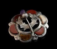Antique Scottish silver and agate brooch, Amethyst thistle (6 of 10) Antique Scottish silver and agate brooch, Amethyst thistle (6 of 10)