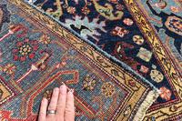 Fine antique Bijar rug 203x126cm (5 of 6) Fine antique Bijar rug 203x126cm (5 of 6)