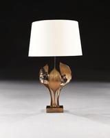 Impressive 1970 Gilt Bronze and Quartz Lamp by Willy Daro (2 of 10) Impressive 1970 Gilt Bronze and Quartz Lamp by Willy Daro (2 of 10)