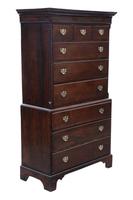 Georgian Oak Tallboy Chest on Chest of Drawers (8 of 10) Georgian Oak Tallboy Chest on Chest of Drawers (8 of 10)