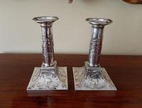 Superb Pair of Antique Solid Silver Candlesticks (8 of 8) Superb Pair of Antique Solid Silver Candlesticks (8 of 8)